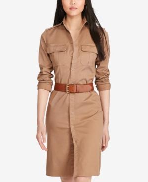 Polo Ralph Lauren Twill Military-look Shirtdress