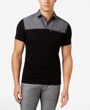 Inc International Concepts Men's Colorblocked Cotton Polo, Only At Macy's