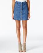 Rachel Rachel Roy Button-front Denim Skirt
