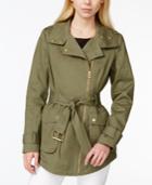 Guess Belted Asymmetrical Anorak Jacket