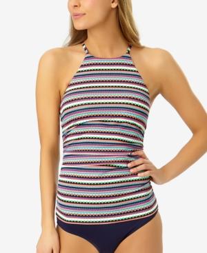 Anne Cole Friendship Bracelet High-neck Tankini Top, A Macy's Exclusive Style Women's Swimsuit