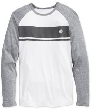 Element Men's Long-sleeve Raglan Stripe T-shirt