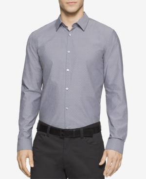 Calvin Klein Men's Vertical Dash Long-sleeve Shirt