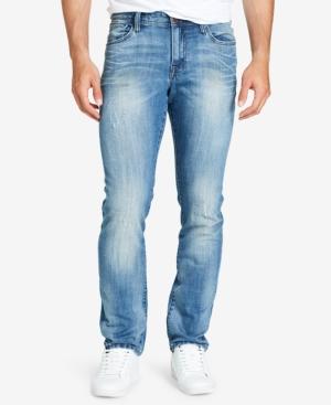 William Rast Men's Slim Straight Fit Stretch Jeans