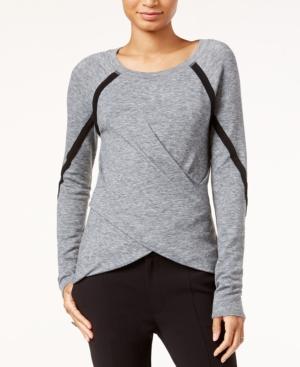 Rachel Rachel Roy Gilda Colorblocked Crisscross Top, Only At Macy's