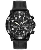 Citizen Men's Chronograph Eco-drive Black Leather Strap Watch 43mm Bl5259-08e