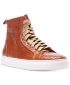 Donald Pliner Men's Lenio Crocco Hi-top Sneakers Men's Shoes