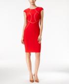 Inc International Concepts Mesh-inset Sheath Dress, Only At Macy's