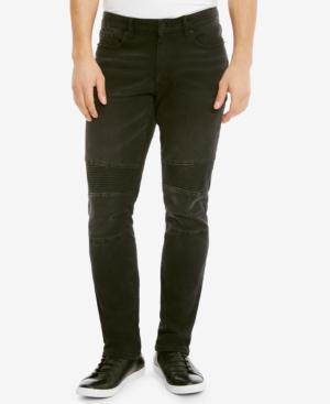 Kenneth Cole Reaction Men's Slim-fit Black Wash Stretch Jeans