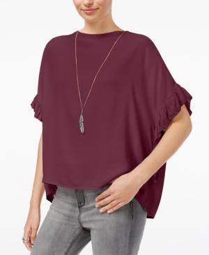 William Rast Jett Flutter-sleeve Top