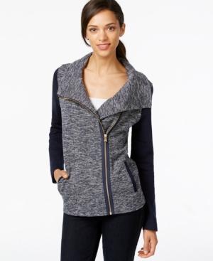 Tommy Hilfiger Knit Motorcycle Jacket