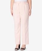 Tahari Asl Plus Size Cindy Straight-leg Pants