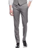 Bar Iii Light Grey Extra Slim-fit Pants