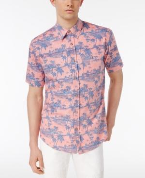 Univibe Men's Palm-print Shirt