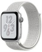 Apple Watch Nike+ Series 4 Gps, 44mm Silver Aluminum Case With Summit White Nike Sport Loop