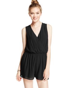 One Clothing Juniors' Braided-back Romper