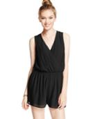One Clothing Juniors' Braided-back Romper