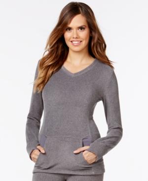 Cuddl Duds Long Sleeve Fleecewear Top With Pockets