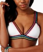 Bar Iii Weave It Triangle Bikini Top, Created For Macy's Women's Swimsuit