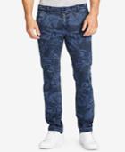 William Rast Men's Tropical Foliage Jeans