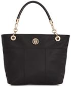 Tommy Hilfiger Th Signature Smooth Nylon Top Zip Extra-large Tote