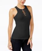 Guess Maja Sleeveless Lace-up Top, A Macy's Exclusive Style
