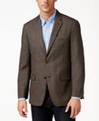 Tommy Hilfiger Men's Classic-fit Textured Brown Sport Coat