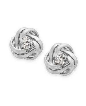 Wrapped In Love Diamond Earrings, 14k White Gold Diamond Earrings (1/3 Ct. T.w.)