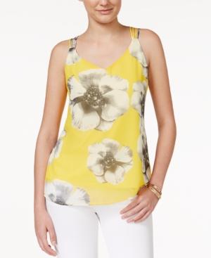 Bcx Juniors' Printed Strappy Tank Top