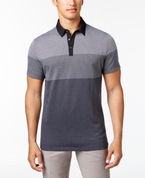 Alfani Ombre Grid Polo Shirt, Only At Macy's