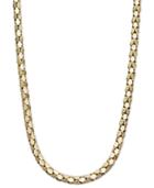 14k Gold Necklace, 16 Diamond Cut Popcorn Chain