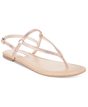 Inc International Concepts Women's Macawi Embellished Flat Sandals, Created For Macy's Women's Shoes