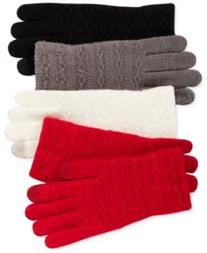 Steve Madden Cable Knit Touch Gloves