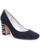 Nina Originals Starry Block-heel Pumps Women's Shoes