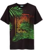 Lrg Men's Neon Forest Graphic-print Logo T-shirt