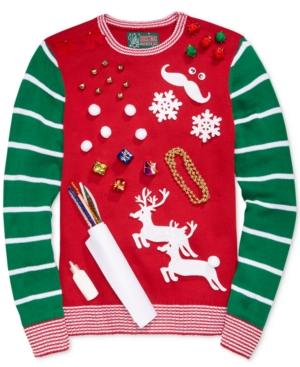 Retrofit Men's Diy Ugly Holiday Sweater Kit