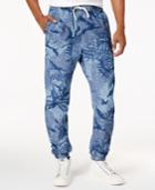 G-star Raw Men's Palm-print Tapered Cotton Pants