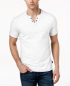 Kenneth Cole New York Men's Split-neck T-shirt