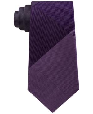 Kenneth Cole Reaction Men's Oversize Check Silk Tie