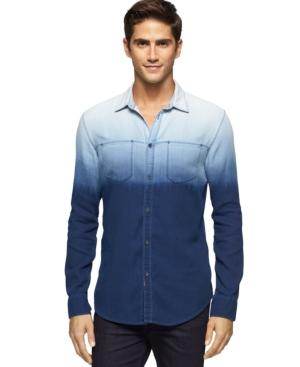 Calvin Klein Jeans Ombre Spray Panama Shirt