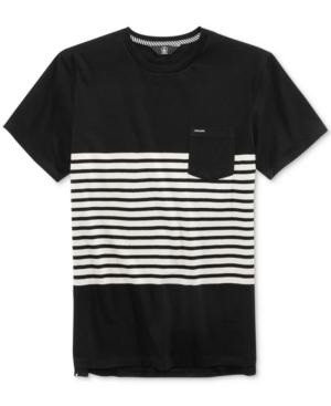 Volcom Men's Benler Stripe Pocket T-shirt