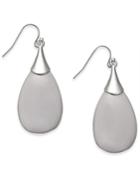 Inc International Concepts Gold-tone Teardrop Stone Earrings, Created For Macy's