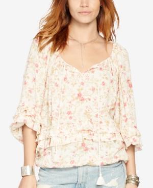 Denim & Supply Ralph Lauren Floral-print Boho Top