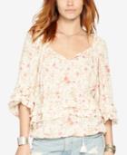 Denim & Supply Ralph Lauren Floral-print Boho Top