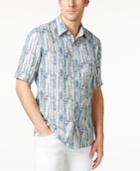 Tasso Elba Men's Linen-silk Short-sleeve Shirt, Only At Macy's