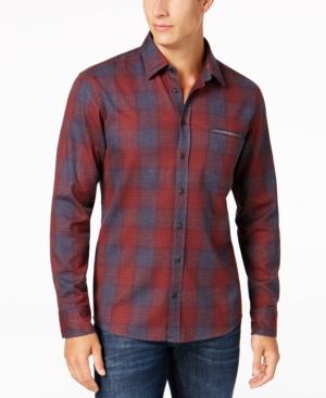 Hugo Boss Men's Plaid Single Pocket Shirt