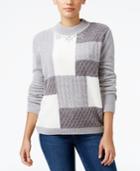 Alfred Dunner Petite Northern Lights Cable-knit Sweater