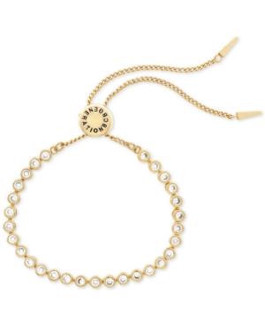 Bcbgeneration Gold-tone Crystal Slider Bracelet