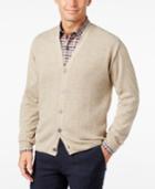Weatherproof Vintage Men's Big And Tall Textured Cardigan, Classic Fit