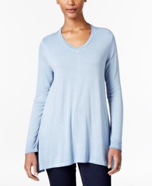 Style & Co Petite V-neck Top, Only At Macy's